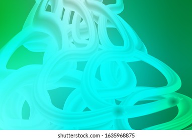 Light Green vector colorful abstract background. Creative illustration in halftone style with gradient. New style for your business design.