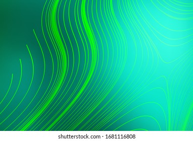 Light Green vector colorful abstract background. Creative illustration in halftone style with gradient. Background for a cell phone.