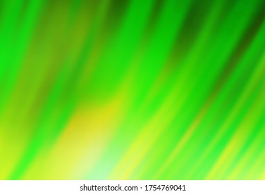 Light Green vector colorful abstract background. A completely new colored illustration in blur style. Background for a cell phone.