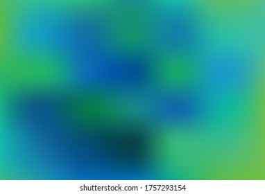 Textura abstracta de color vectorial verde claro. Una ilustración de color completamente nueva en un estilo borroso. Nueva forma de tu diseño.