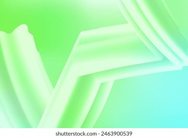 Fondo abstracto colorido de Vector verde claro. Ilustración abstracta moderna con gradiente. Fondo para un teléfono móvil.