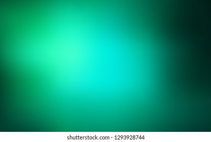 Light Green vector colorful blur background. Modern abstract illustration with gradient. Smart design for your work.