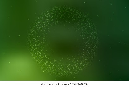 Light Green vector colorful blur backdrop. Creative illustration in halftone style with gradient. Background for a cell phone.