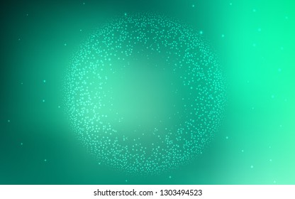 Light Green vector colorful blur background. Colorful illustration in abstract style with gradient. Completely new design for your business.