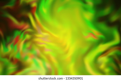 Light Green vector colorful blur backdrop. Abstract colorful illustration with gradient. New style for your business design.