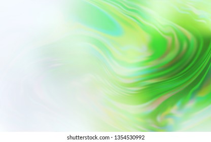 Light Green vector colorful blur background. Colorful illustration in abstract style with gradient. New style for your business design.