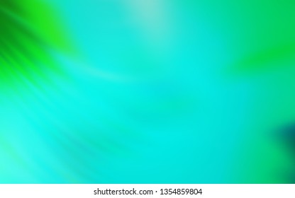 Light Green vector colorful blur background. Creative illustration in halftone style with gradient. Background for designs.