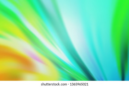 Light Green vector colorful blur background. Colorful illustration in abstract style with gradient. Elegant background for a brand book.