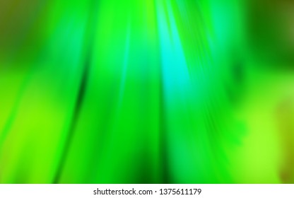 Light Green vector colorful blur backdrop. Colorful illustration in abstract style with gradient. Elegant background for a brand book.