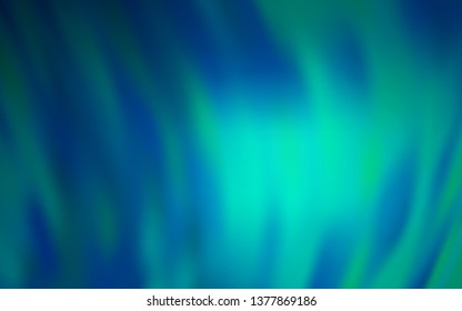 Light Green vector colorful blur backdrop. Creative illustration in halftone style with gradient. The best blurred design for your business.