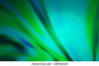 Light Green vector colorful blur background. New colored illustration in blur style with gradient. New style design for your brand book.