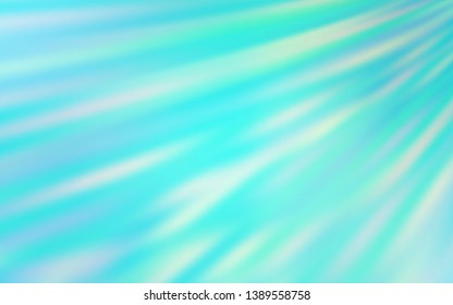 Light Green vector colorful blur background. Colorful abstract illustration with gradient. Blurred design for your web site.