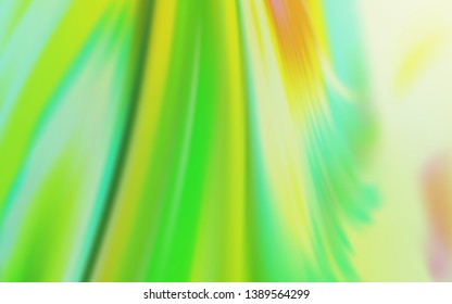Light Green vector colorful blur backdrop. Colorful abstract illustration with gradient. The best blurred design for your business.