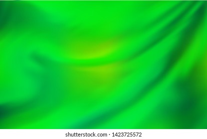 Light Green vector colorful blur backdrop. Creative illustration in halftone style with gradient. New style for your business design.