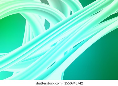 Light Green vector colorful blur background. Colorful illustration in abstract style with gradient. Background for designs.