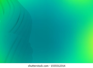 Light Green vector colorful blur backdrop. Glitter abstract illustration with gradient design. New design for your business.