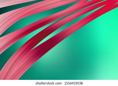 Light Green vector colorful blur backdrop. Glitter abstract illustration with gradient design. New way of your design.