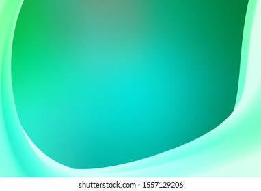 Light Green vector colorful blur backdrop. Glitter abstract illustration with gradient design. New style for your business design.