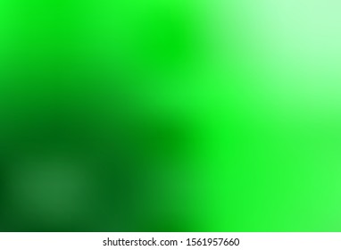 Light Green vector colorful blur backdrop. Colorful abstract illustration with gradient. New design for your business.