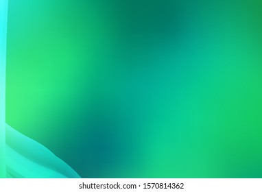 Light Green vector colorful blur backdrop. A completely new colored illustration in blur style. The best blurred design for your business.