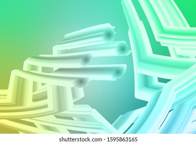 Light Green vector colorful blur backdrop. An elegant bright illustration with gradient. Background for a cell phone.