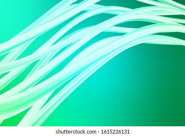 Light Green vector colorful blur background. Colorful abstract illustration with gradient. Elegant background for a brand book.