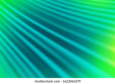 Light Green vector colorful blur background. Colorful abstract illustration with gradient. New design for your business.