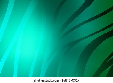 Light Green vector colorful blur background. New colored illustration in blur style with gradient. Blurred design for your web site.