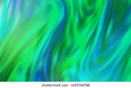 Light Green vector colorful blur background. An elegant bright illustration with gradient. Background for a cell phone.