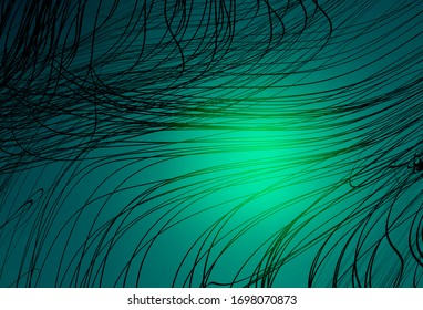 Light Green vector colorful blur backdrop. A completely new colored illustration in blur style. Blurred design for your web site.
