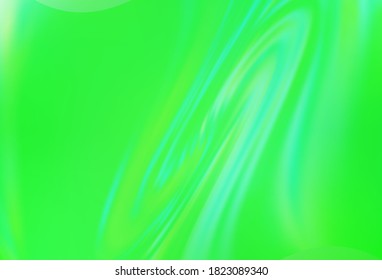 Light Green vector colorful blur background. Glitter abstract illustration with gradient design. Background for a cell phone.