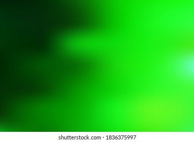 Light Green vector colorful blur background. Colorful abstract illustration with gradient. Completely new design for your business.