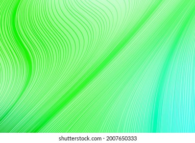 Hellgrüner, bunter, unscharfer Hintergrund. Farbige Illustration im abstrakten Stil mit Farbverlauf. Neues Design für Ihr Unternehmen.