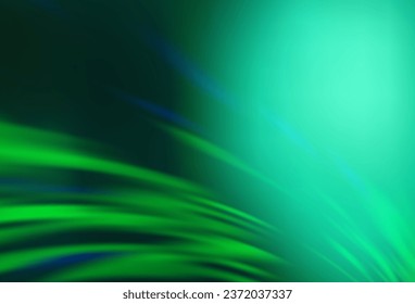 Light Green vector colorful blur background. Glitter abstract illustration with gradient design. Completely new design for your business.