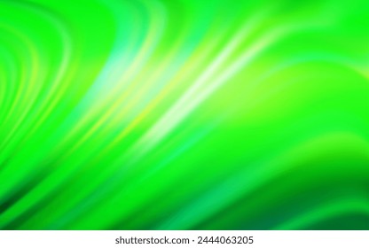 Light Green vector colorful blur background. Creative illustration in halftone style with gradient. New style design for your brand book.