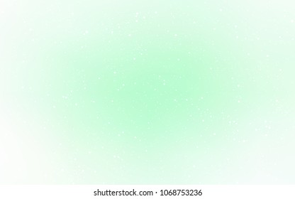Light Green vector cover with astronomical stars. Shining colored illustration with bright astronomical stars. Smart design for your business advert.