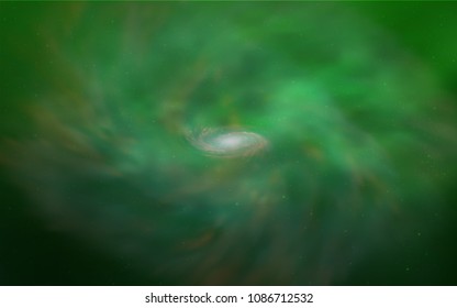 Light Green vector cover with astronomical stars. Modern abstract illustration with Big Dipper stars. Pattern for astrology websites.