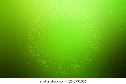 Light Green vector cover with astronomical stars. Modern abstract illustration with Big Dipper stars. Template for cosmic backgrounds.