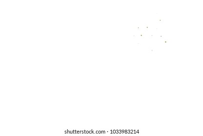 Light Green vector cover with beautiful snowflakes. Glitter abstract illustration with crystals of ice. The pattern can be used for new year ad, booklets.