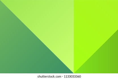 Light Green vector cover with colorful palette. Decorative design of colorful palette. Template of colors for smart designers.