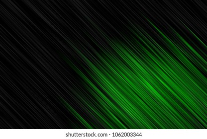Light Green vector cover with long lines. Lines on blurred abstract background with gradient. The template can be used as a background.