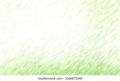 Light Green vector cover with long lines. Glitter abstract illustration with colored sticks. The template can be used as a background.