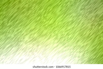 Light Green vector cover with long lines. Lines on blurred abstract background with gradient. The template can be used as a background.