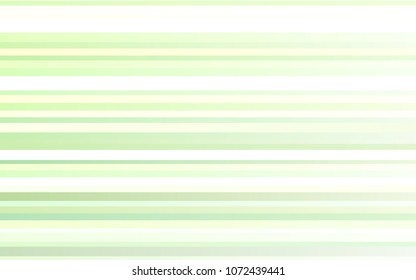 Light Green vector cover with long lines. Modern geometrical abstract illustration with staves. Best design for your ad, poster, banner.