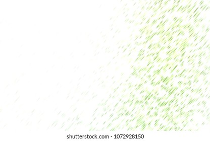 Light Green vector cover with long lines. Modern geometrical abstract illustration with staves. The pattern can be used for busines ad, booklets, leaflets