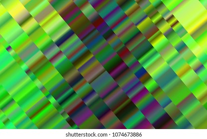 Light Green vector cover with long lines. Blurred decorative design in simple style with lines. The pattern can be used as ads, poster, banner for commercial.