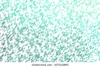 Light Green vector cover with long lines. Glitter abstract illustration with colored sticks. The pattern can be used for busines ad, booklets, leaflets
