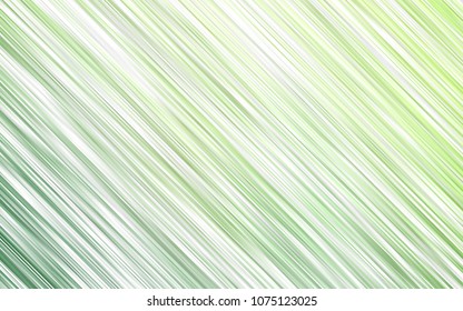 Light Green vector cover with long lines. Shining colored illustration with narrow lines. The template can be used as a background.