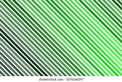 Light Green vector cover with long lines. Lines on blurred abstract background with gradient. Smart design for your business advert.