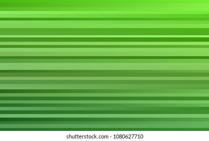 Light Green vector cover with long lines. Shining colored illustration with narrow lines. Smart design for your business advert.